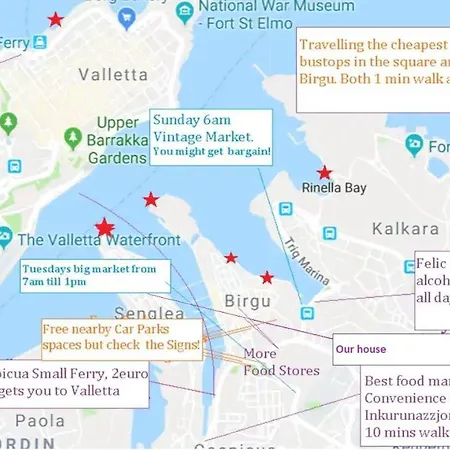 Penthouse W Lift & 10min Boat To Valletta سنجليا